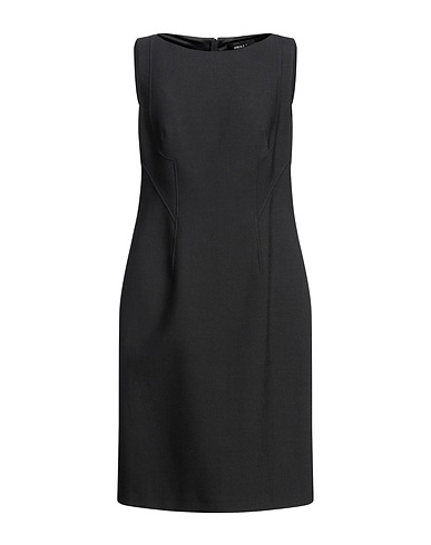 PAULE KA Midi dress Black 60% Polyester, 22% Viscose, 13% Wool, 5% Elastane
