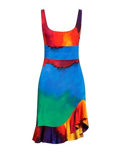 RABANNE Short dress Blue 83% Cupro, 17% Elastane