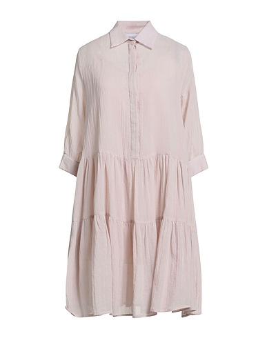 FABIANA FILIPPI Shirt dress Light brown 100% Cotton, Ecobrass