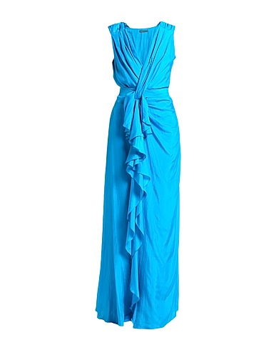 ALBERTA FERRETTI Vestito in Seta Turchese 100% Seta