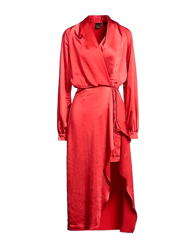 PINKO Midi dress Red 100% Polyester