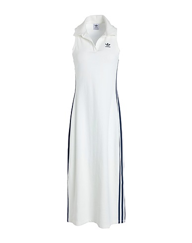 ADIDAS ORIGINALS Midi dress RIB DRESS
 Ivory 43% Cotton, 43% Viscose, 14% Elastane