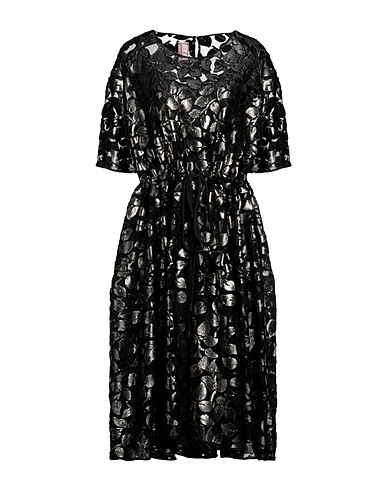 ANTONIO MARRAS Midi dress Black 86% Polyester, 12% Polyamide, 2% Elastane
