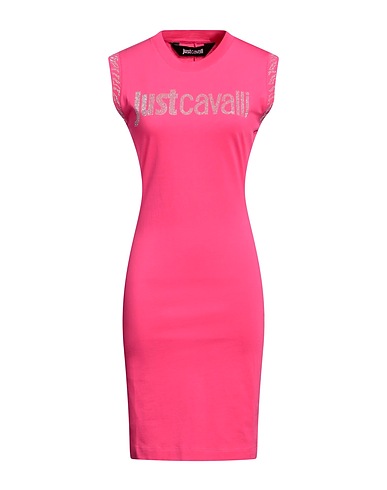 JUST CAVALLI Sheath dress Fuchsia 100% Cotton