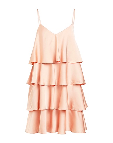 MOLLY BRACKEN Vestito corto Cipria 100% Poliestere
