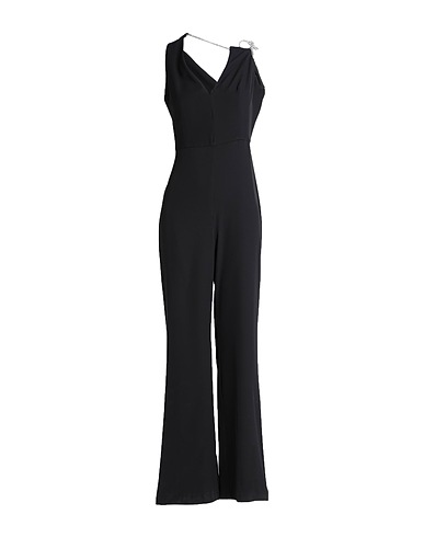 RELISH Jumpsuits and Dungarees Black 97% Polyester, 3% Elastane