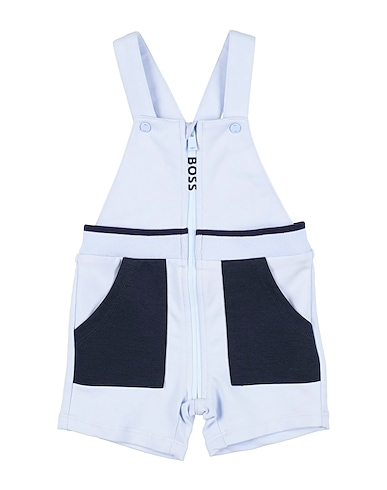 BOSS Baby jumpsuit  Sky blue 69% Cotton, 26% Polyester, 5% Elastane