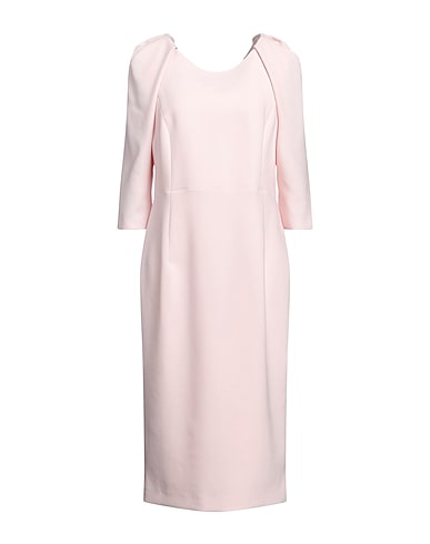 LUIS CIVIT Midi dress Light pink 92% Polyester, 8% Polyurethane