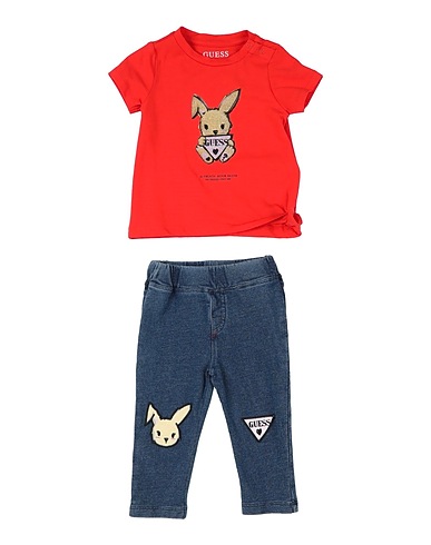 GUESS Baby co-ord  Tomato red 95% Cotton, 5% Elastane