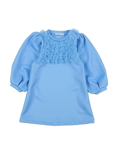 MISS GRANT Dress Pastel blue 92% Polyester, 8% Elastane
