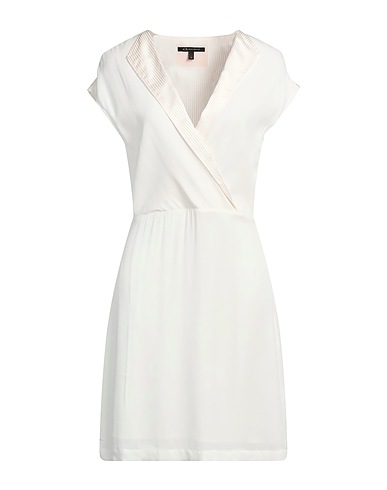 ARMANI EXCHANGE Short dress Cream 100% Viscose, Polyester