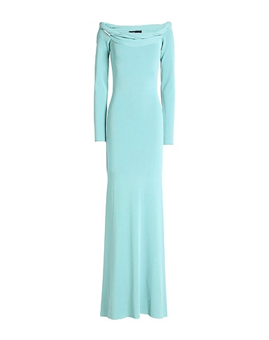 BLUMARINE Long dress Turquoise 80% Viscose, 20% Polyamide