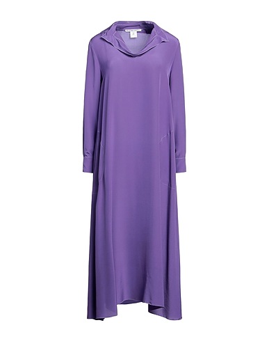 STEPHAN JANSON Midi dress Purple 100% Silk