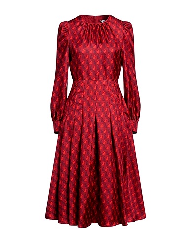 MAX MARA Elegant dress Red 100% Silk