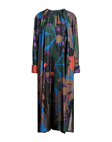 MAX MARA Midi dress Khaki 100% Silk