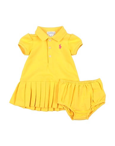 POLO RALPH LAUREN Baby dress Pleated Mesh Polo Dress & Bloomer
98% Cotton, 2% Elastane