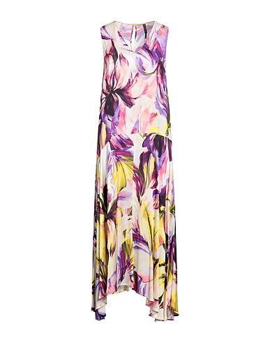 MANILA GRACE Midi dress Pink 100% Viscose