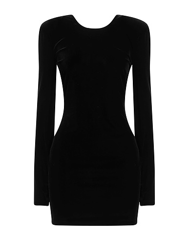 PATRIZIA PEPE SERA Sheath dress Black 90% Polyester, 10% Elastane