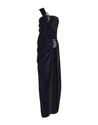 GCDS Long dress Black 80% Polyamide, 20% Elastane