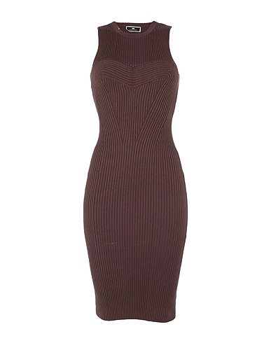 ELISABETTA FRANCHI Tubino Marrone 72% Viscosa, 28% Poliestere