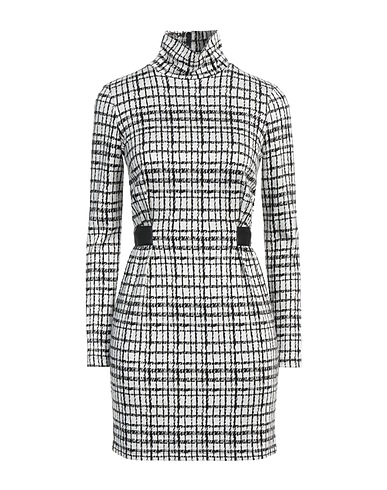 PATRIZIA PEPE Sheath dress White 92% Viscose, 7% Nylon, 1% Elastane