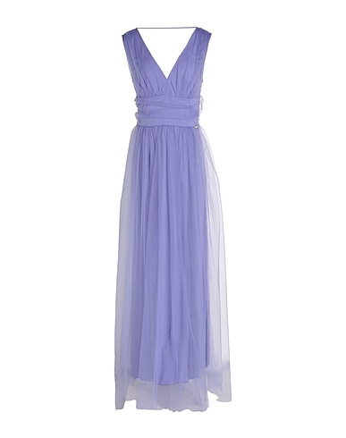 RELISH Vestito lungo Lilla 100% Poliestere