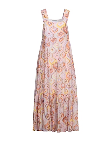 THE ABITO Milano Midi dress 80% Cotton, 20% Silk