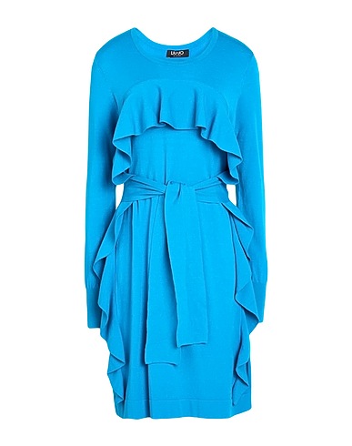 LIU •JO Short dress Deep teal 62% Viscose, 38% Polyester