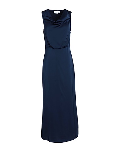 VILA Tubino Blu navy 50% Poliestere, 50% Poliestere riciclato