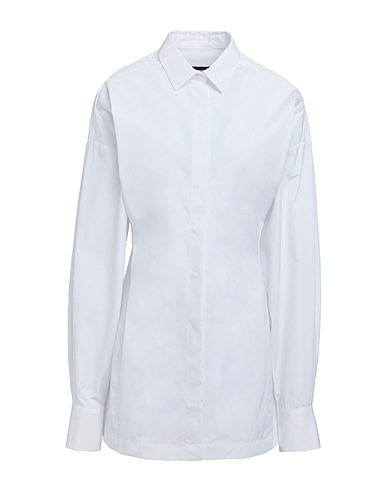 GAIAVITTORIA Vestito chemisier Bianco 100% Cotone