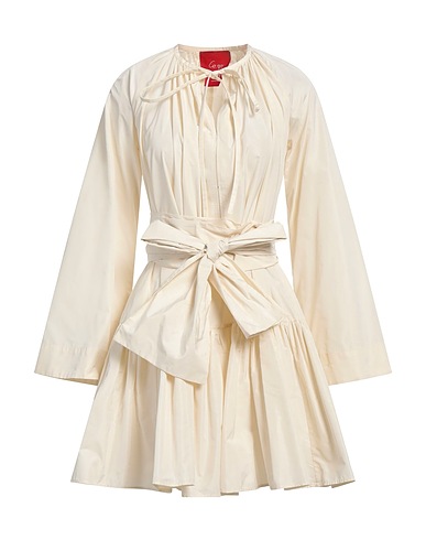CO.GO Vestito corto Beige 100% Poliestere