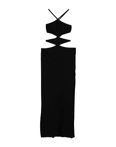 CIRCUS HOTEL Long dress Black 70% Viscose, 30% Polyester, Polyamide, Lyocell