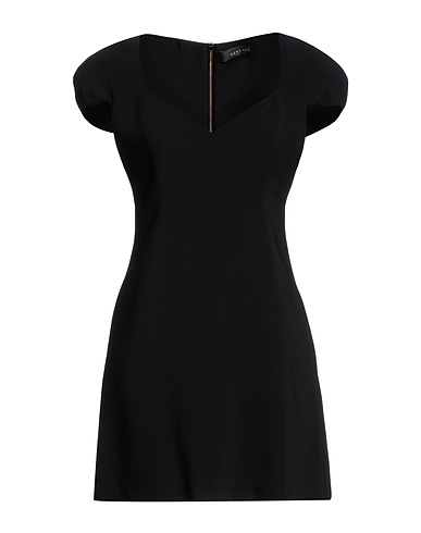 VERSACE Short dress Black 95% Viscose, 5% Elastane