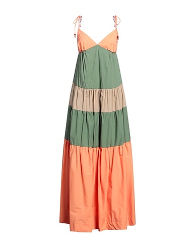 TWINSET Langes Kleid Lachs 65% Baumwolle, 30% Polyamid, 5% Elastan