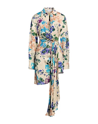 OFF-WHITE™ Shirt dress Beige 100% Viscose