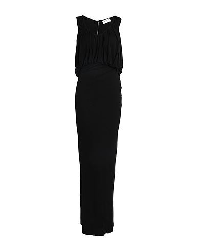 SAINT LAURENT Long dress Black 100% Cupro