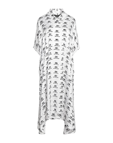 BALENCIAGA Midi-Kleid Weiß 100% Seide