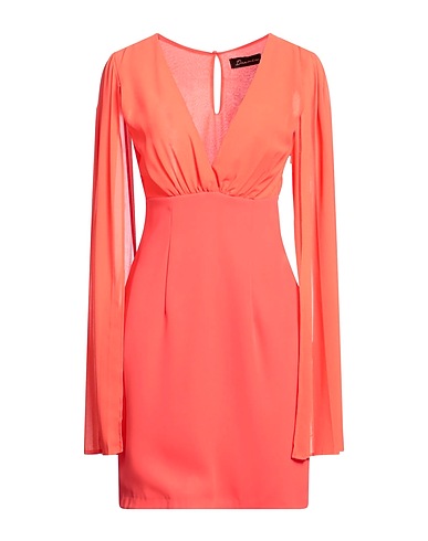 DRAMÉE Short dress Coral 100% Polyester