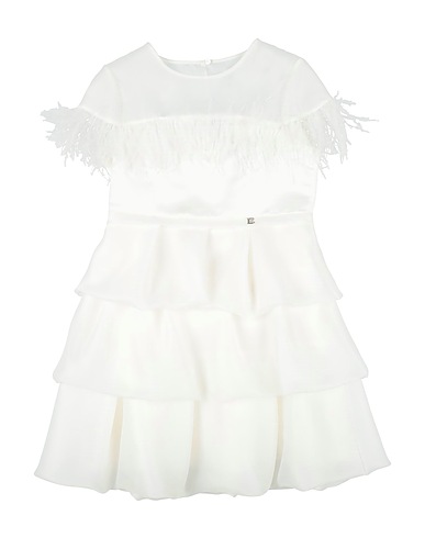 ERMANNO SCERVINO JUNIOR Dress White 100% Polyester, Polyamide