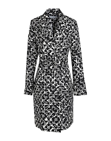 LANVIN Short dress Black 100% Silk, Mother-of-pearl