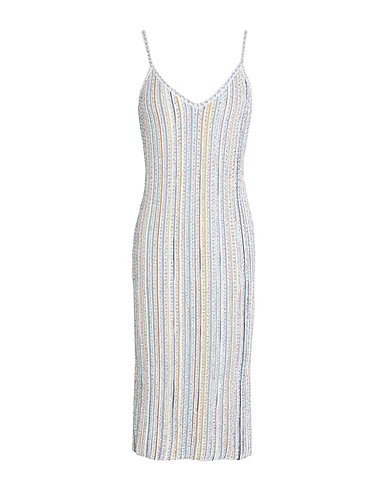 MISSONI Tubino Bianco 47% Viscosa, 38% Poliammide, 11% Poliestere, 4% Cupro