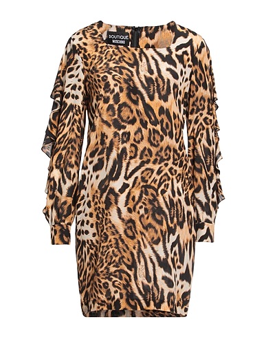 BOUTIQUE MOSCHINO Short dress Camel 100% Silk