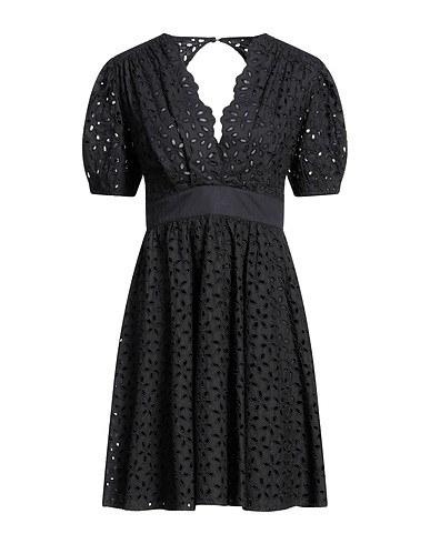 PINKO Kleid für besondere Anlässe Schwarz 100% Baumwolle, Polyester