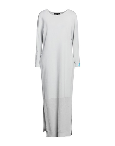 ARMANI EXCHANGE Long dress Light grey 63% Viscose, 37% Polyamide