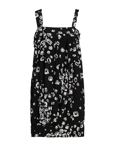 VDP VIA DELLE PERLE Short dress COLLECTION Black 100% Viscose