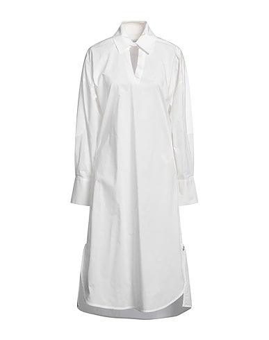 TRUSSARDI Midi dress BIANCO 100% Cotton