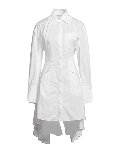 TRUSSARDI Vestito chemisier Bianco 100% Cotone