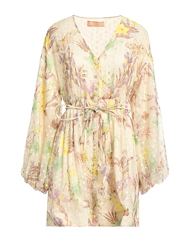 ALEXIS Shirt dress Beige 100% Polyester