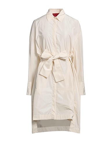 CO.GO Shirt dress Ivory 100% Polyester