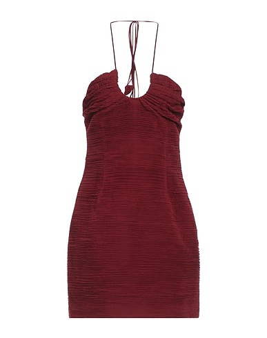 MAGDA BUTRYM Sheath dress Burgundy 100% Silk
